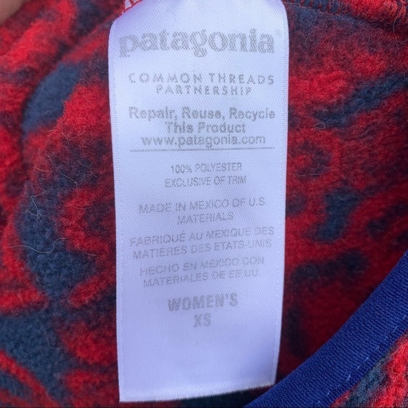 Patagonia Women's Synchilla Snap-T Fleece Pullover Lotus Flower - Picture 3 of 5